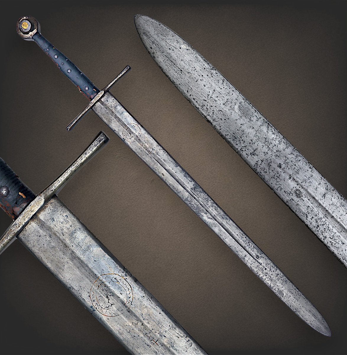 Type XIII Crusader Knight's Sword, 14th Century-photo-2
