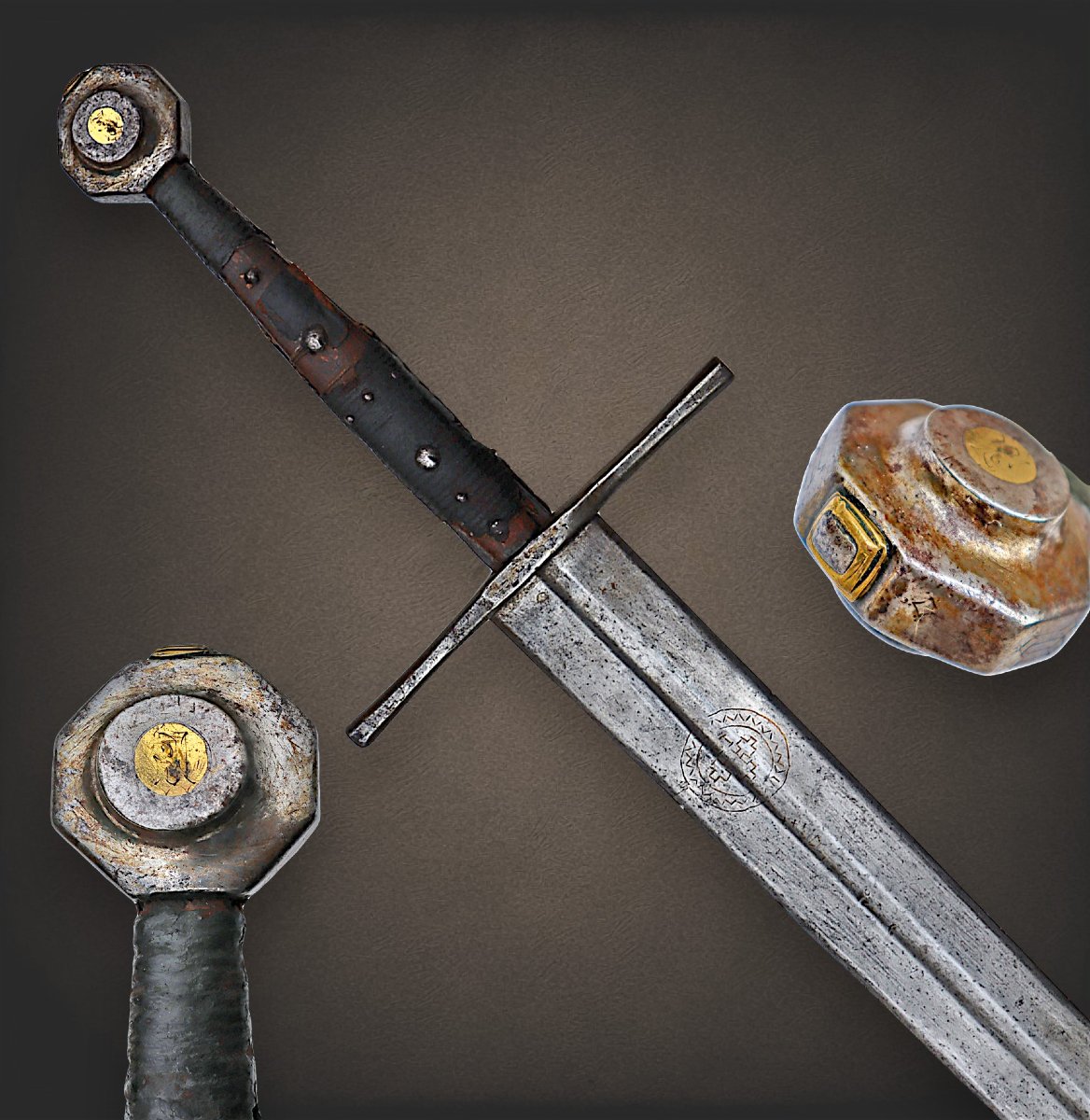 Type XIII Crusader Knight's Sword, 14th Century-photo-1