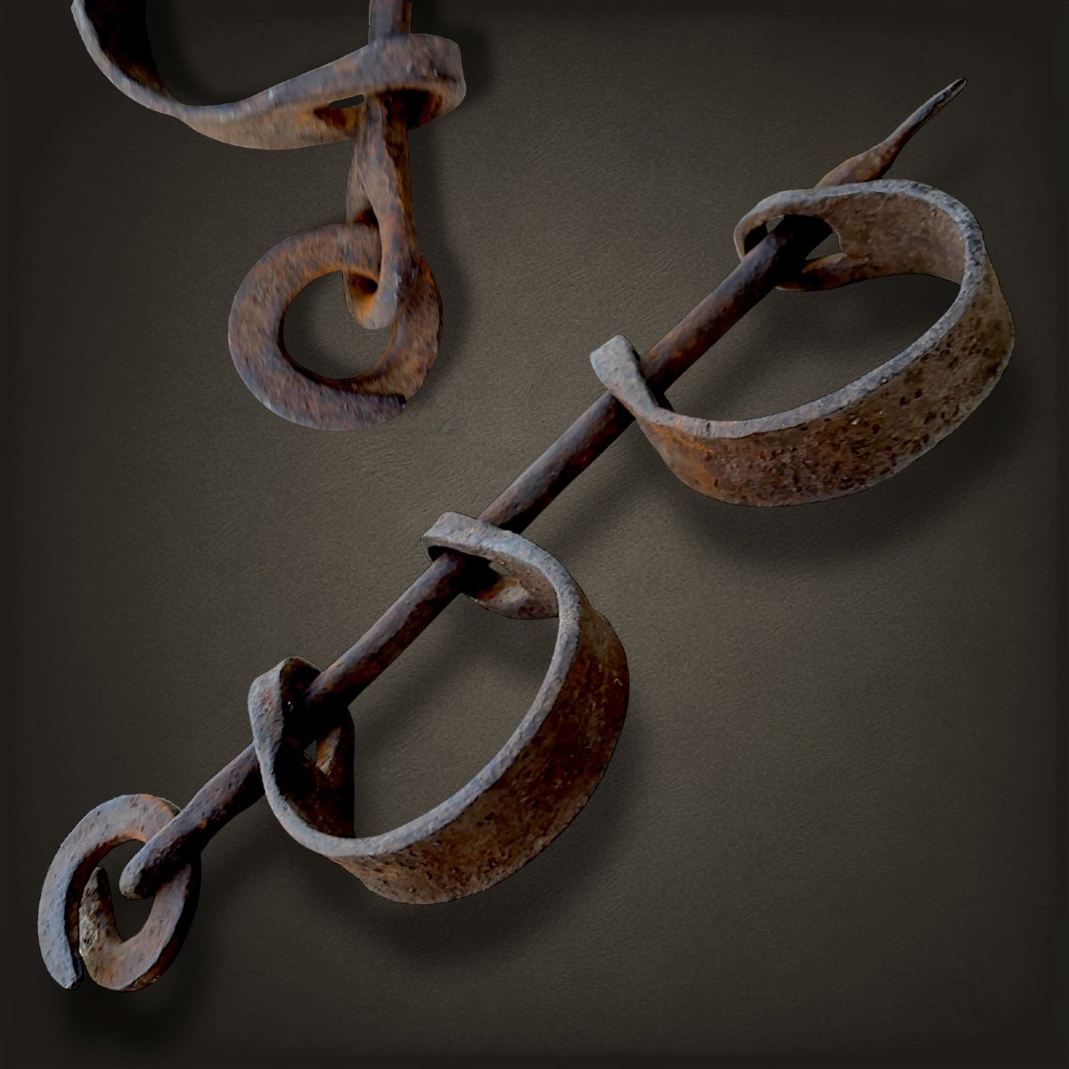 17th- And 18th-century Slave Shackles (atlantic Crossing)-photo-2