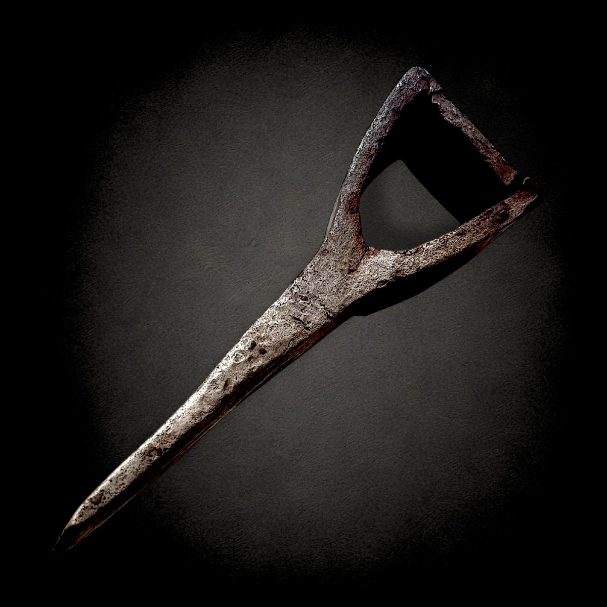 Middle Ages / Renaissance – Antique Battle Axe-photo-4