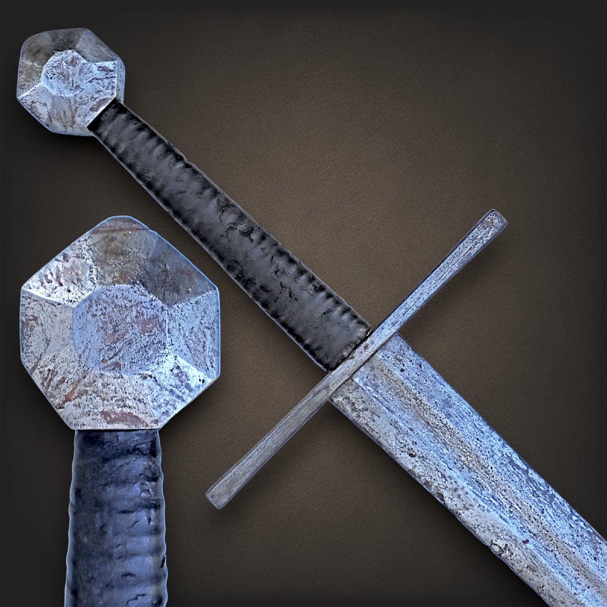 Épée Longue de Chevalier XIVe – XVe siècle-photo-3
