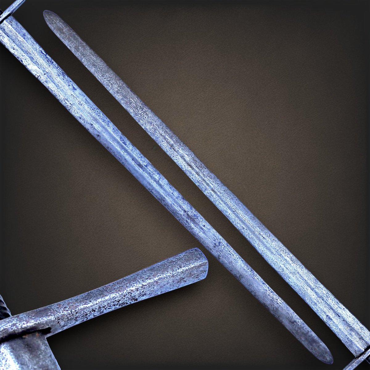 Épée Longue de Chevalier XIVe – XVe siècle-photo-1