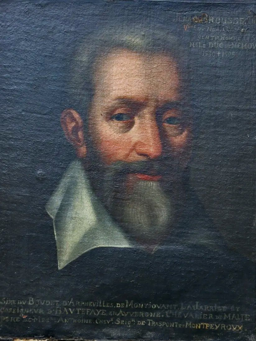 16th-century Portrait Of Jean Brousse (1530–1595) Knight Of The Order Of Malta-photo-2