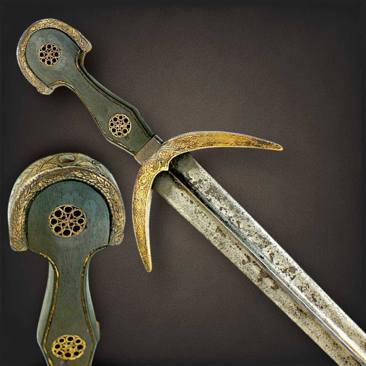 Épée Cinquedea d'Italie du Nord (XVᵉ – XVIᵉ siècle)-photo-2