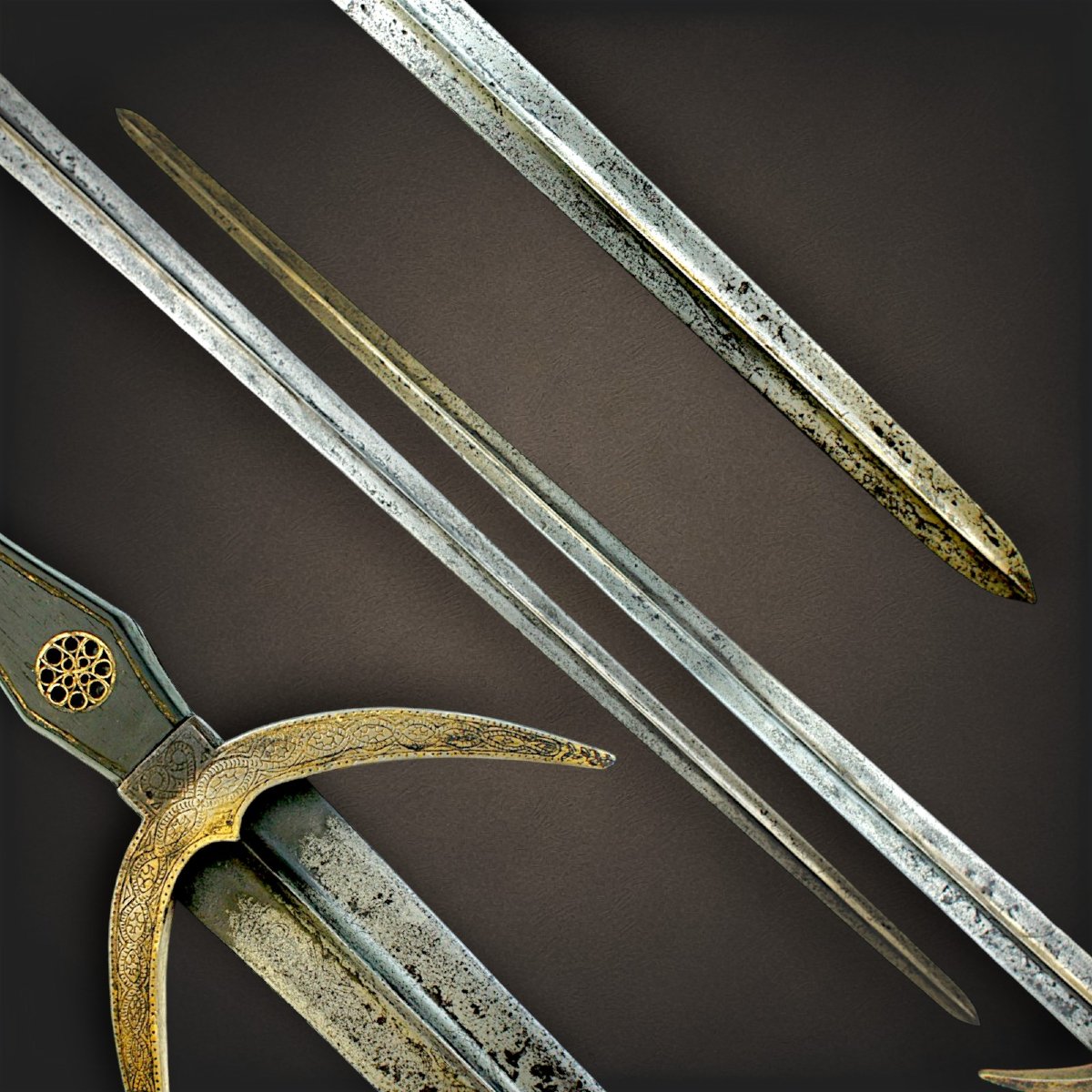 Épée Cinquedea d'Italie du Nord (XVᵉ – XVIᵉ siècle)-photo-4