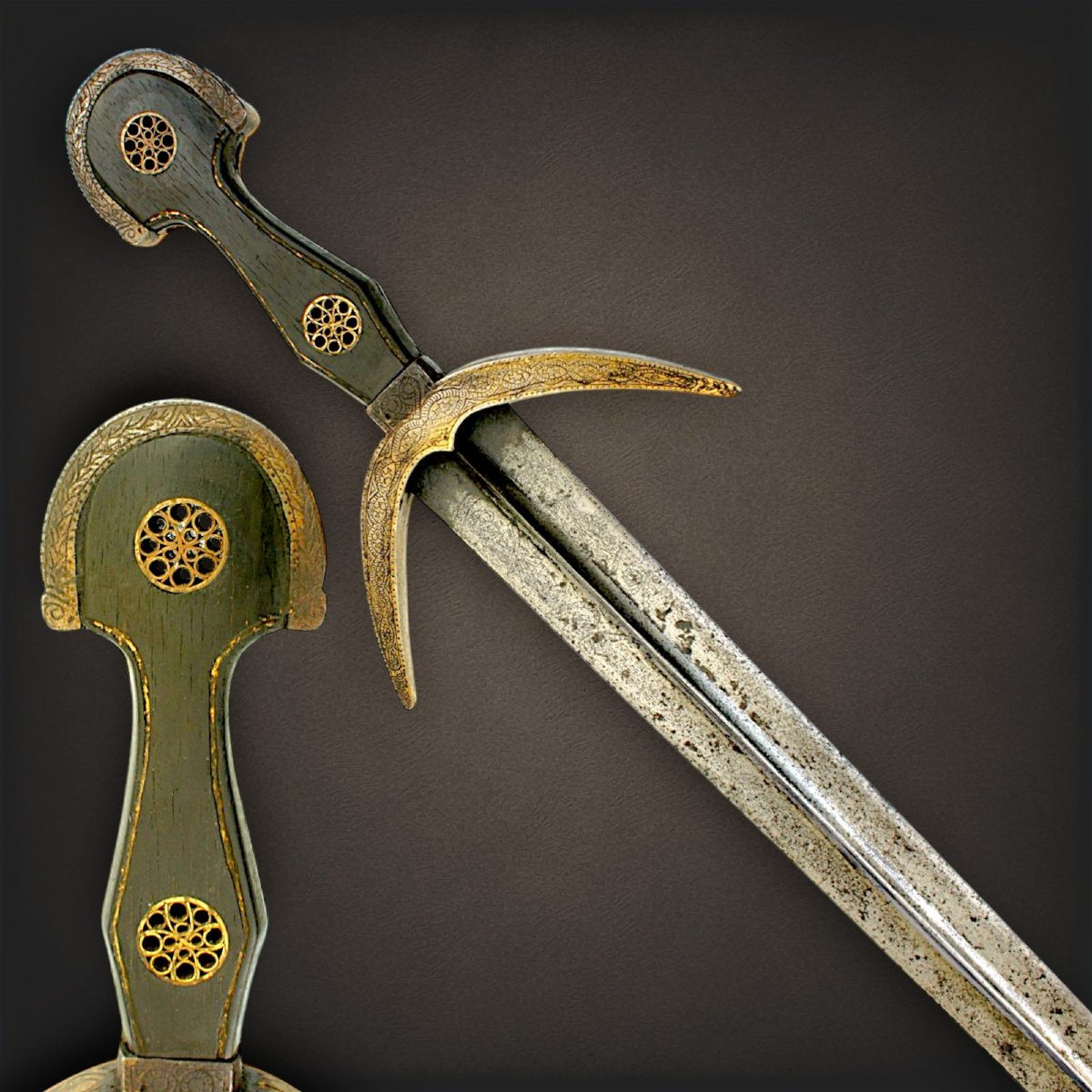 Épée Cinquedea d'Italie du Nord (XVᵉ – XVIᵉ siècle)