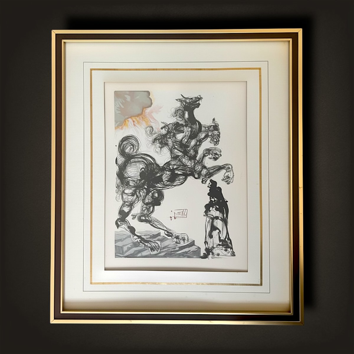 Salvador Dalí, 1960s, Cerberus (inferno, Canto Vi) 