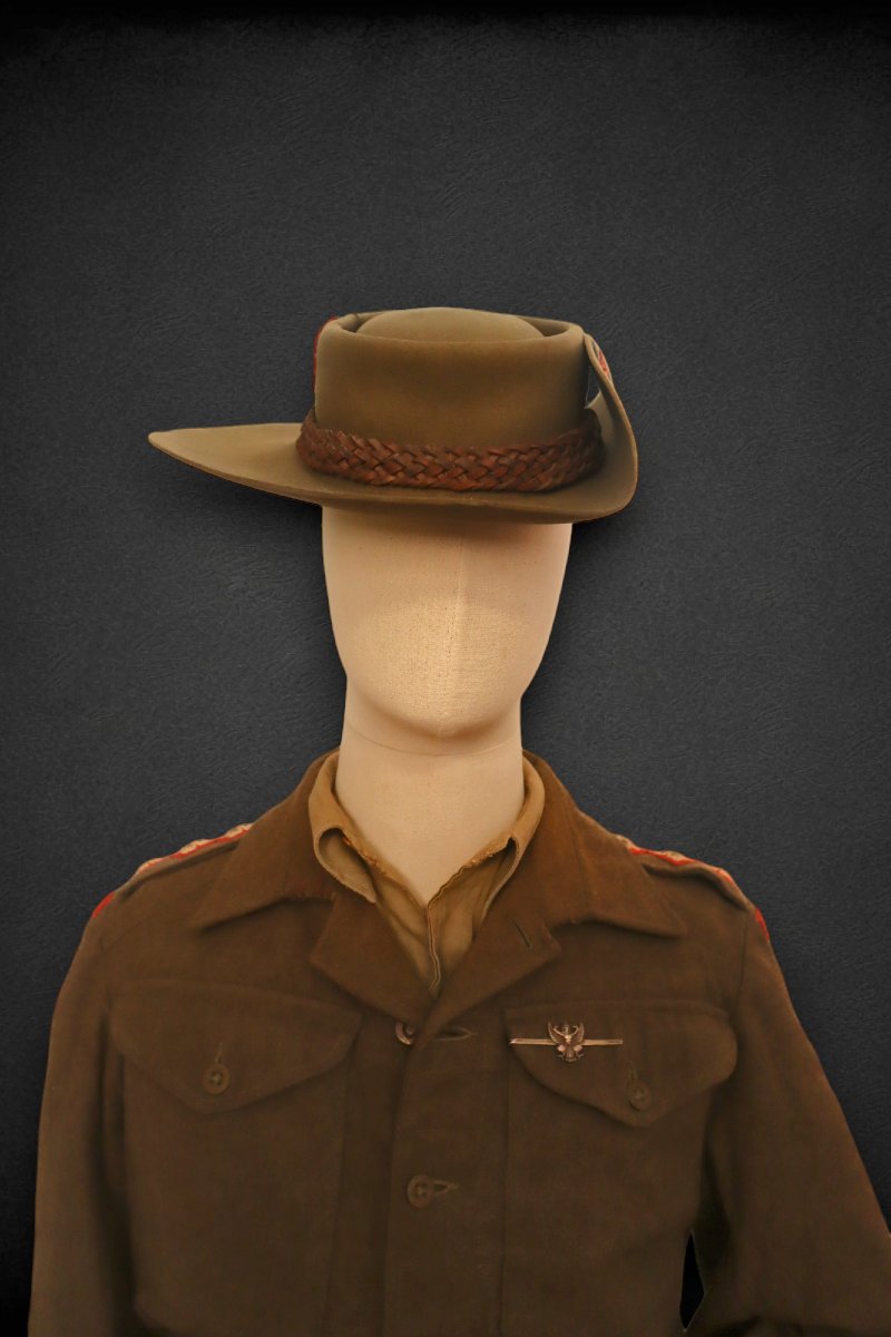 Uniforme Britannique WW2 Capitaine Michael V. Herbert u Régiment  The Buffs  (Royal East Kent)-photo-6