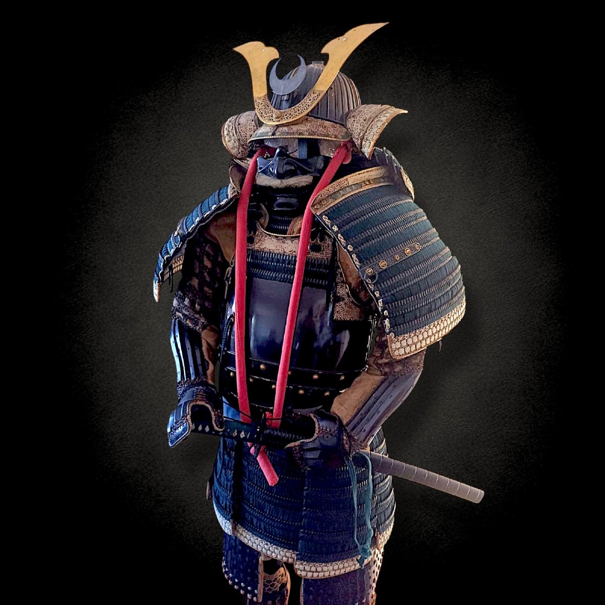 Armure Japonaise Yoroi de l'époque d'Edo XVIIIe siècle.-photo-2