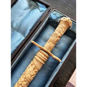 Rare dague de cérémonie allemande, XVIe siècle