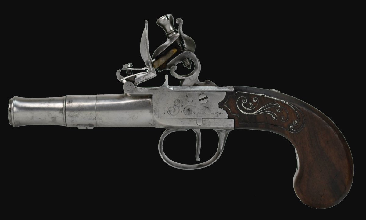 Paire De Pistolets De Poche St Etienne-photo-3