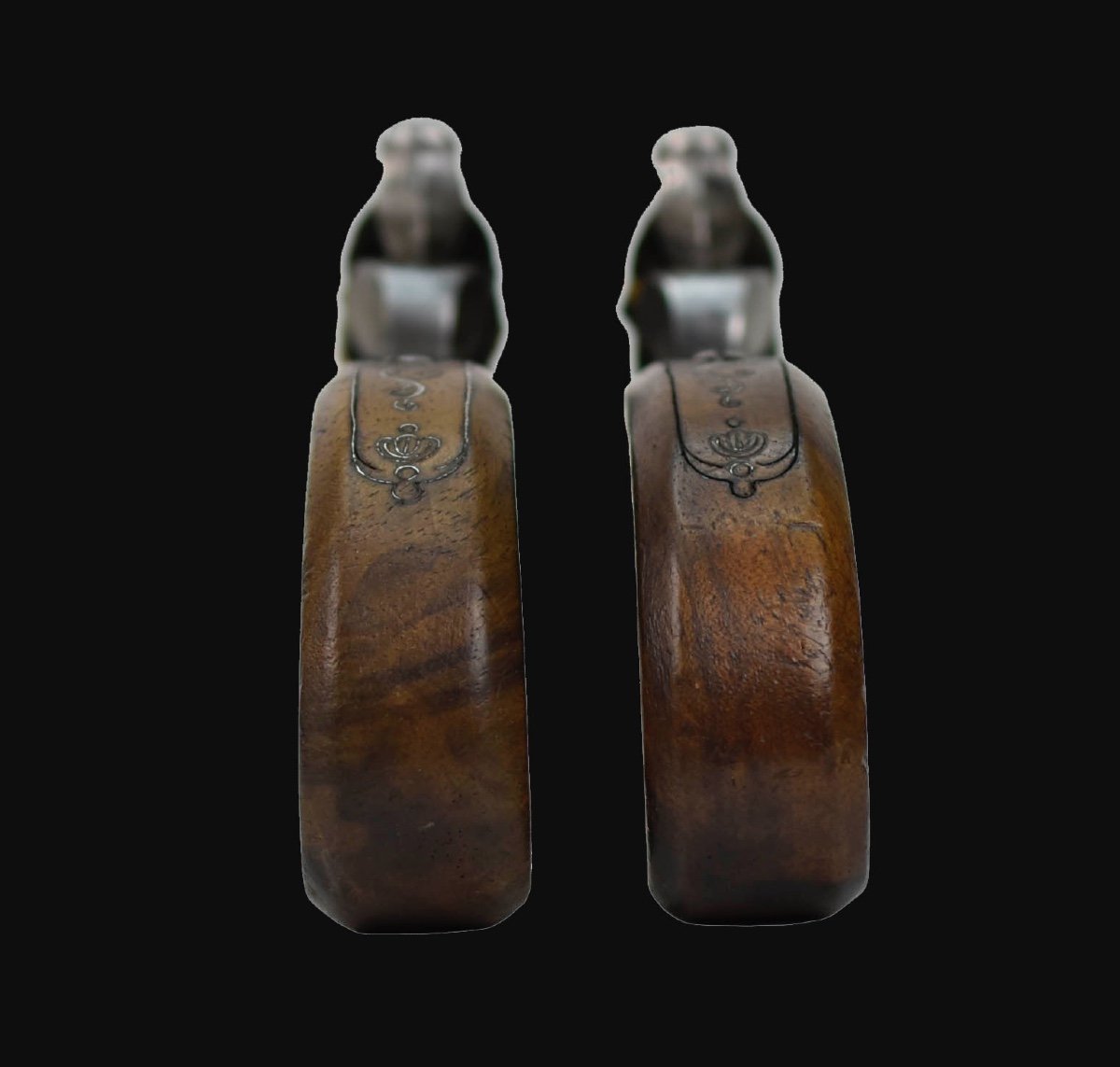 Paire De Pistolets De Poche St Etienne-photo-3