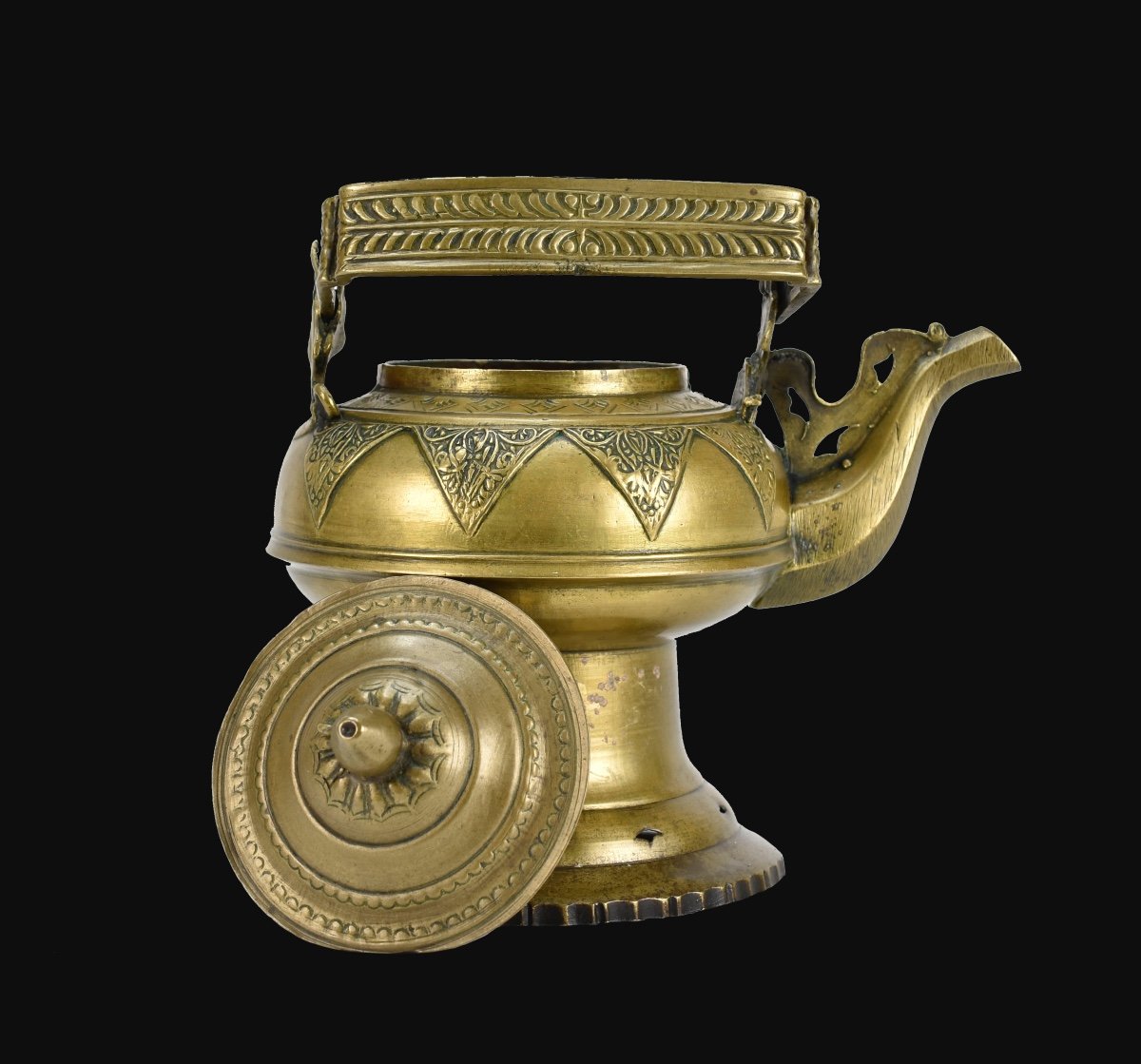 Chaudron de Palembang en bronze-photo-4