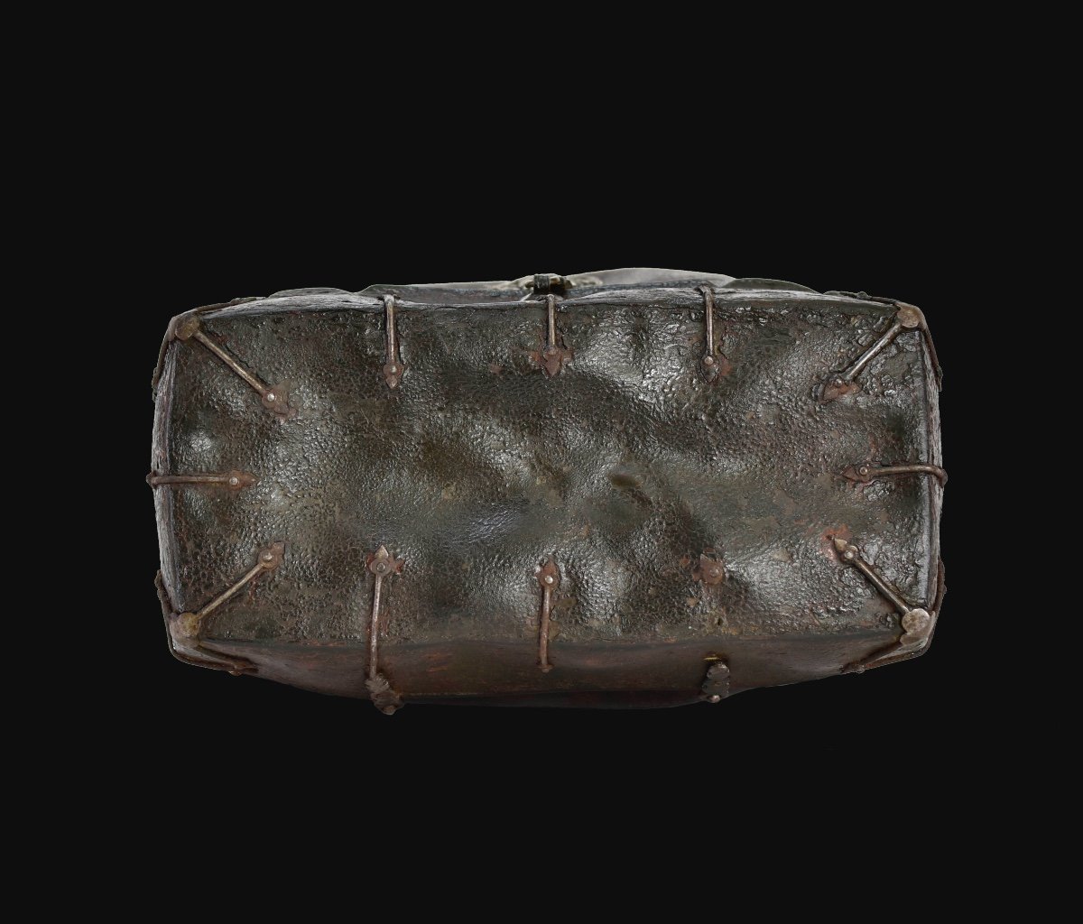 Coffre En Cuir Tibétain-photo-3