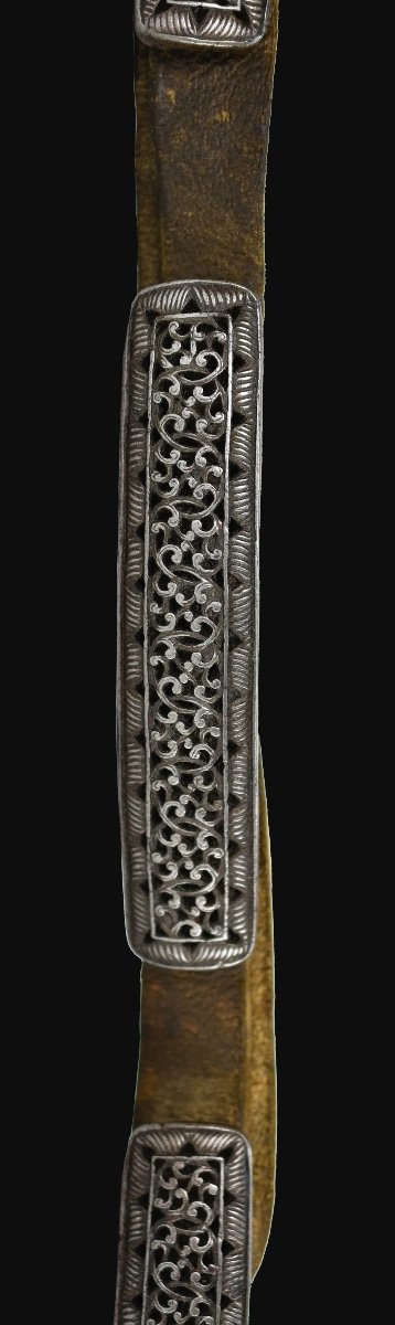 Tibetan Pierced Iron Belt-photo-1