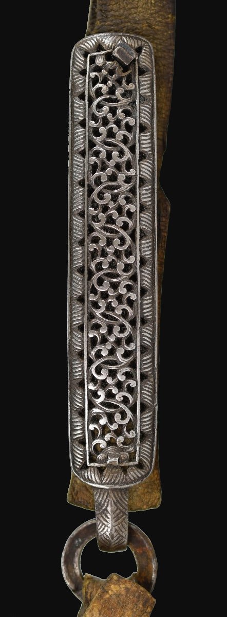 Tibetan Pierced Iron Belt-photo-8
