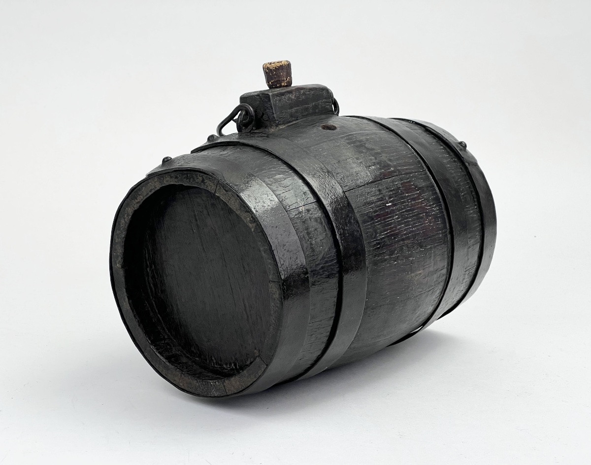 Antique Napoleonic Gunpowder Keg-photo-3