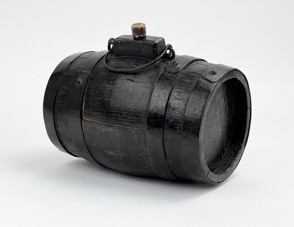 Antique Napoleonic Gunpowder Keg-photo-4