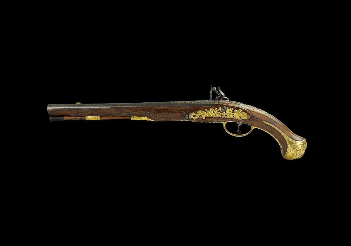 Pistolet à silex par Armand Bongarde & Giles Massin-photo-7