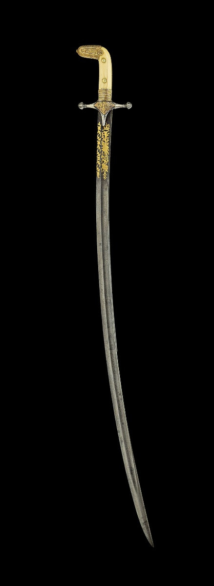 Épée Saif « pillée » arabe-photo-4