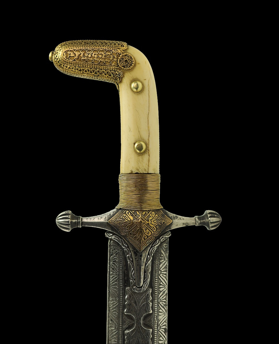 Épée Saif « pillée » arabe-photo-4