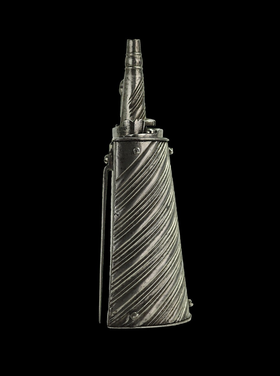 Brescia Steel Powder Flask-photo-2