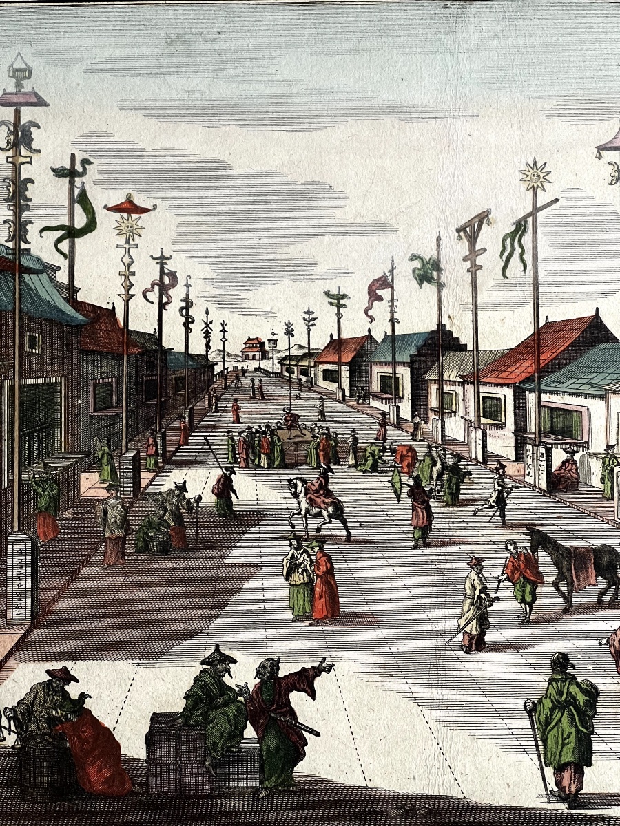 Série d'estampes optiques de la Chine ancienne-photo-3