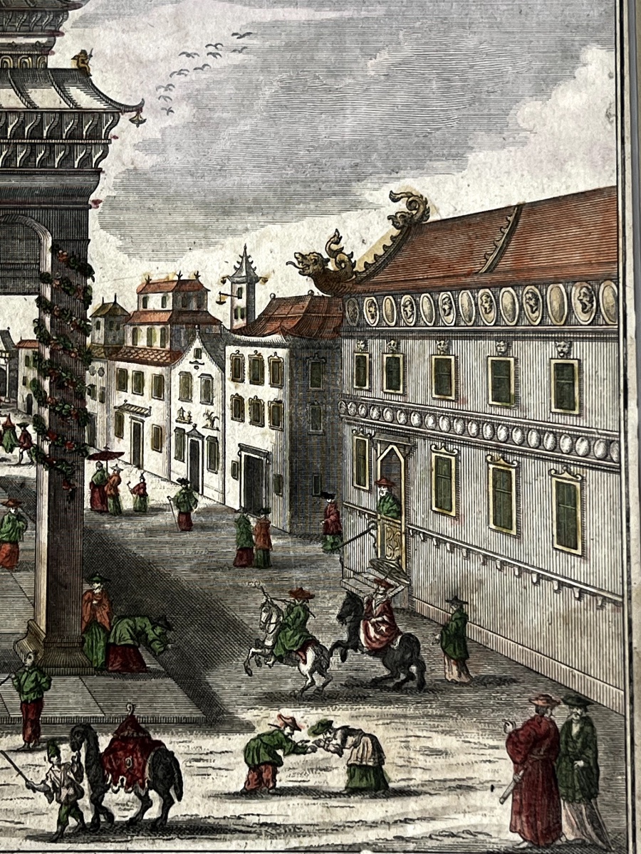 Série d'estampes optiques de la Chine ancienne-photo-5