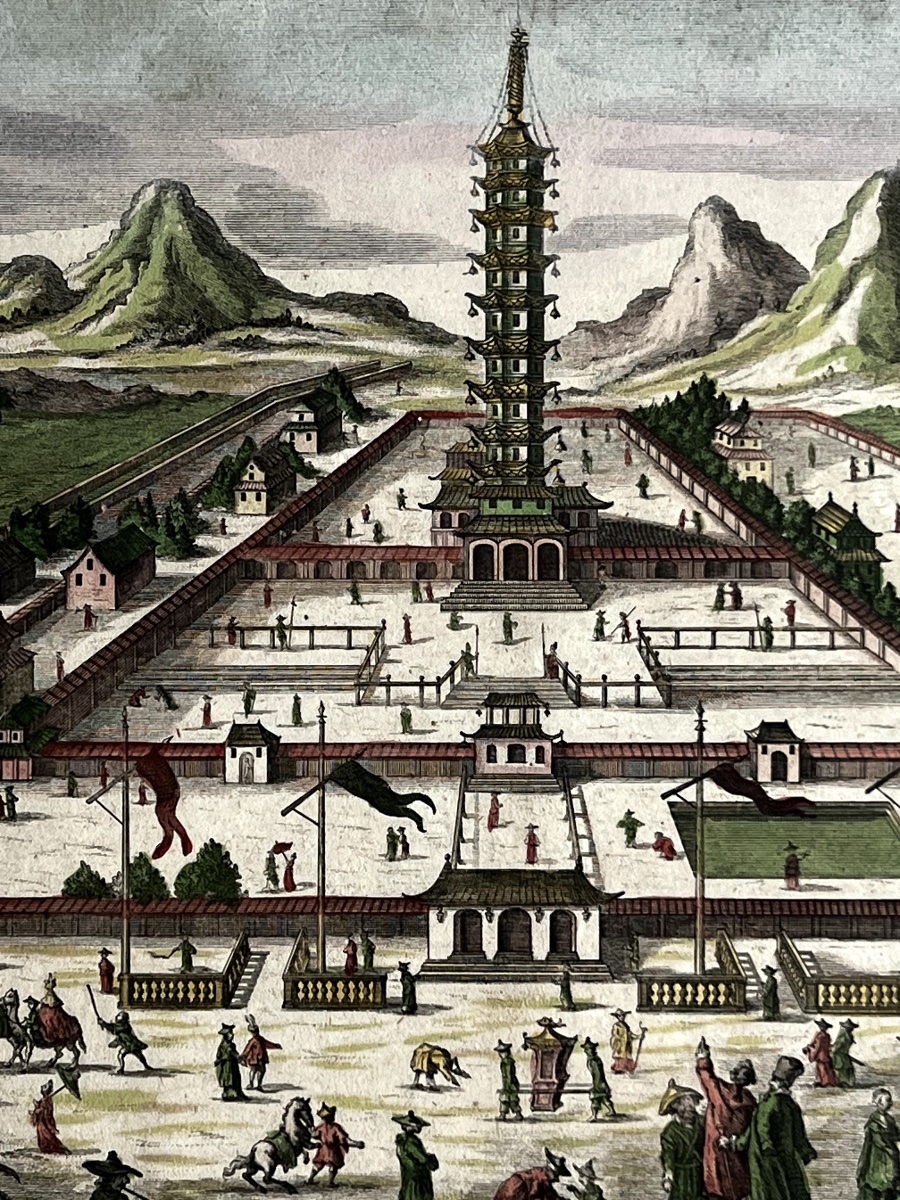 Série d'estampes optiques de la Chine ancienne-photo-8