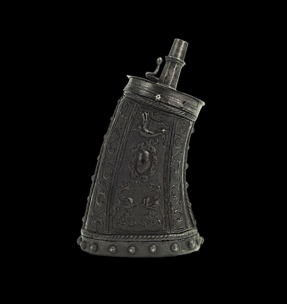 Powder Flask Manufactured In Northern Italy