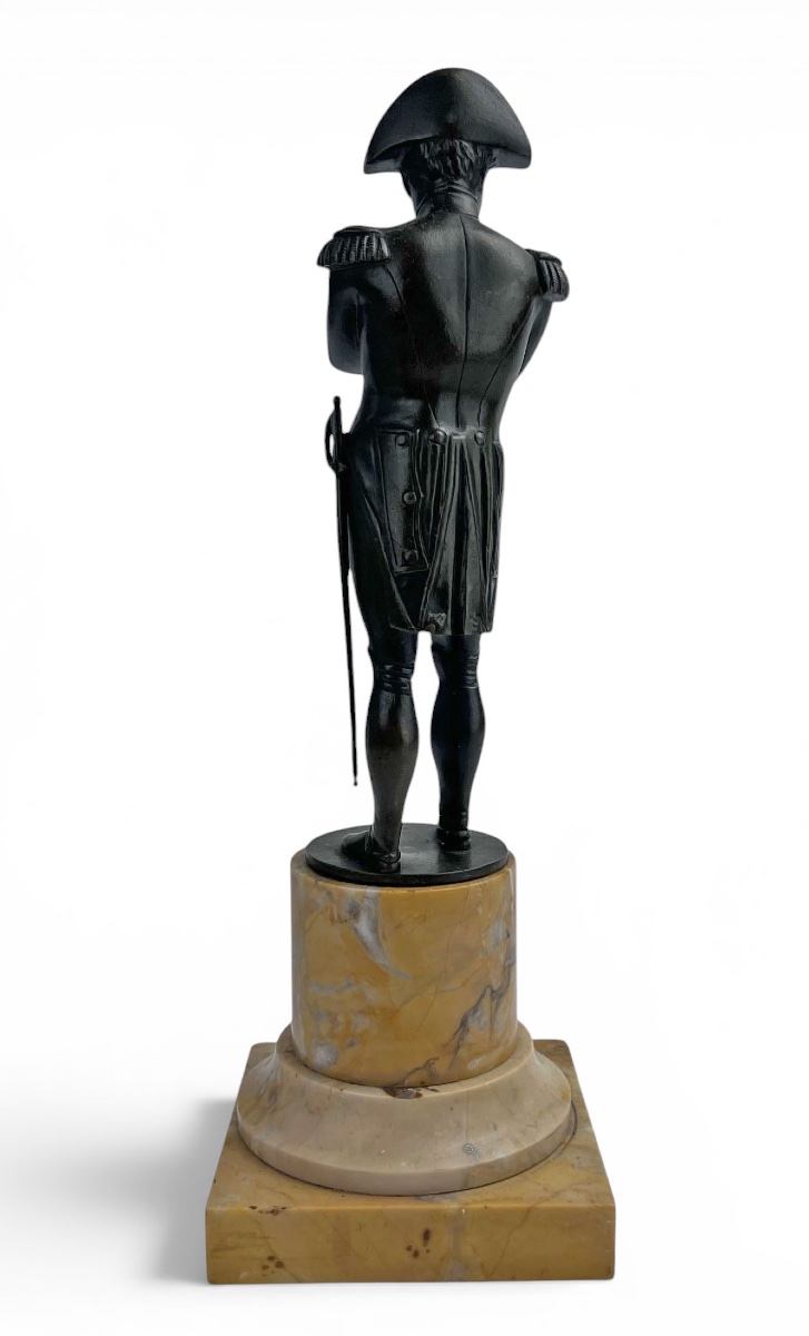 A 19th-century Bronze Statue Depicting The Great Napoleon Bonaparte-photo-3