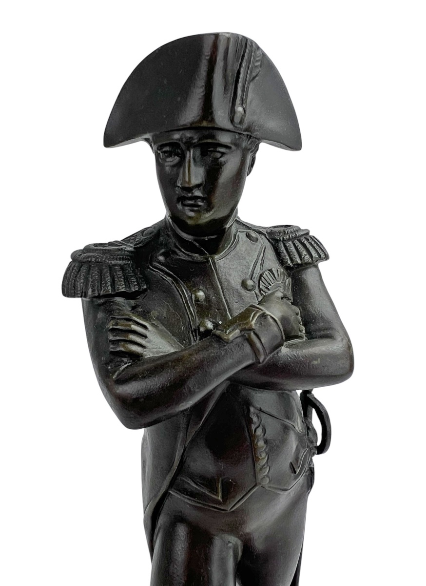 A 19th-century Bronze Statue Depicting The Great Napoleon Bonaparte