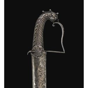 Javanese Silver Presentation Sword