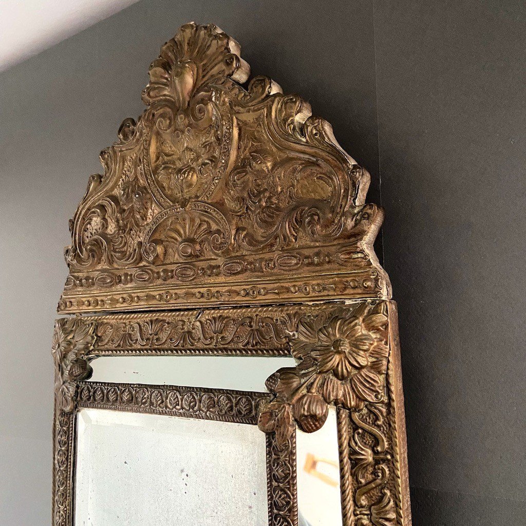 Regency Brass Mirror-photo-4