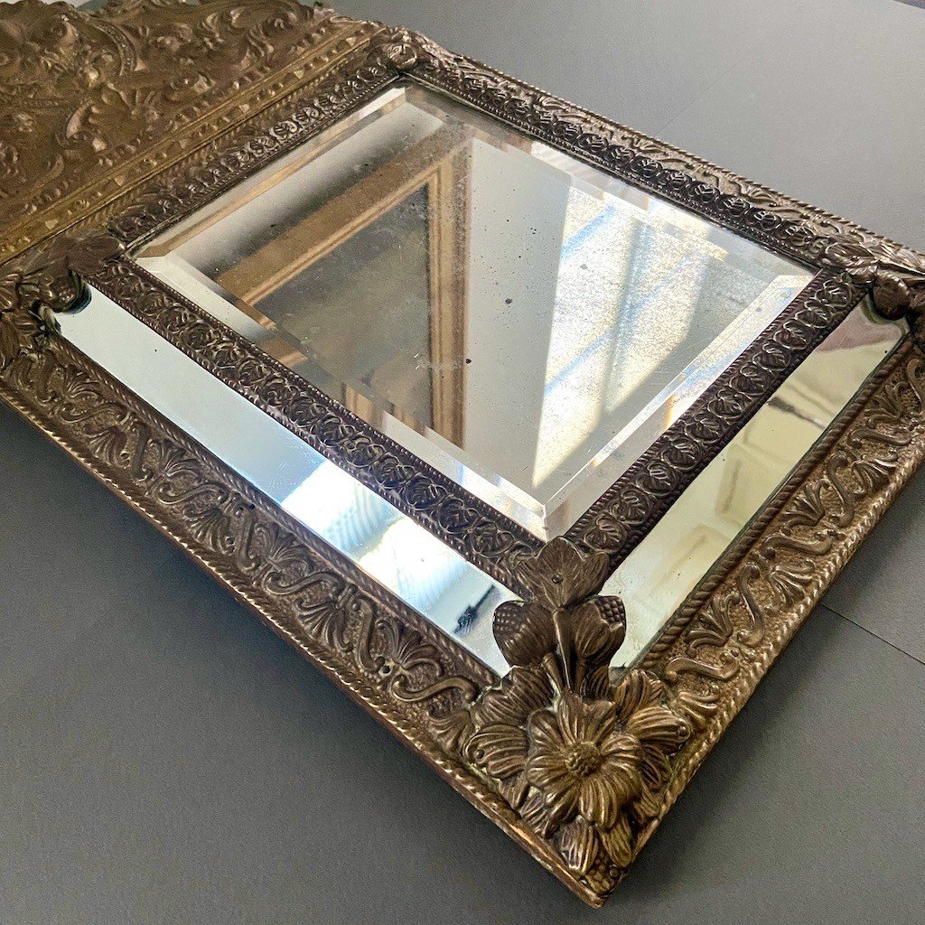 Regency Brass Mirror-photo-3