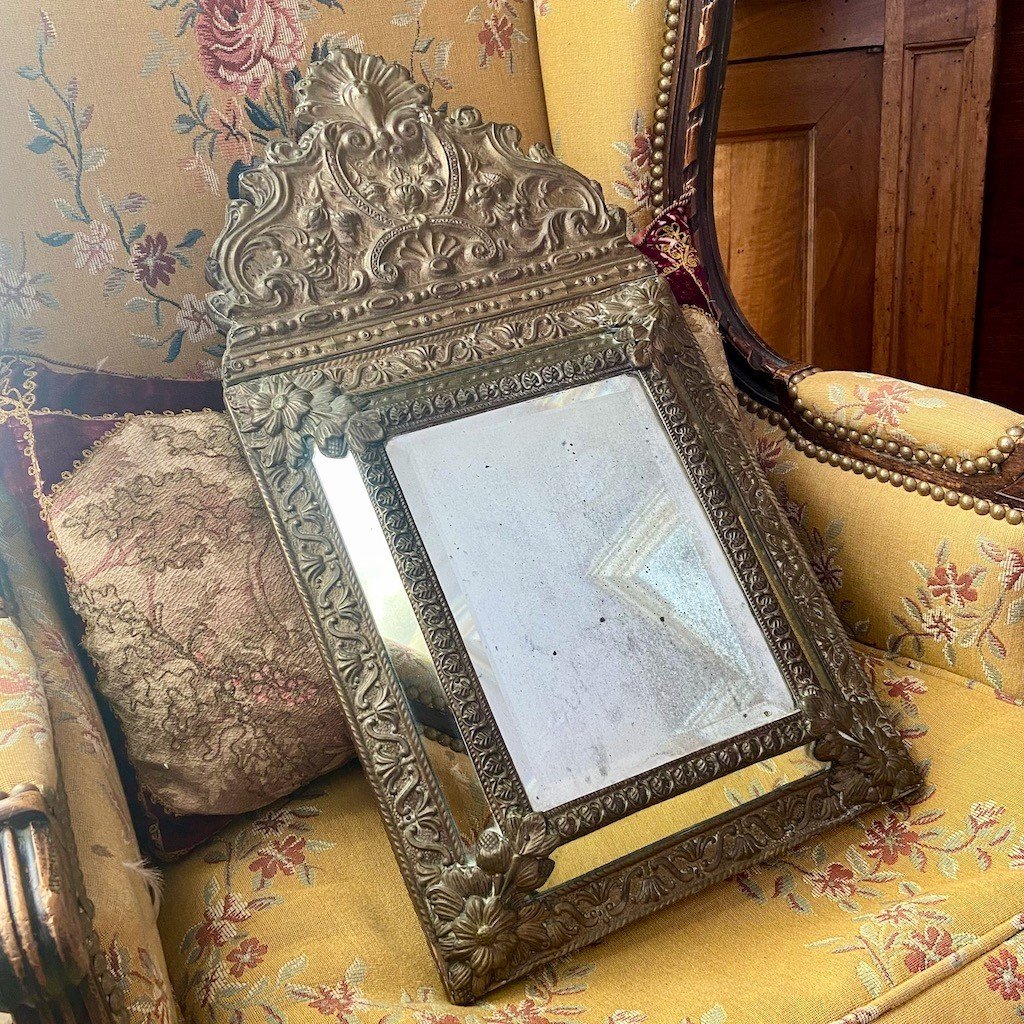 Regency Brass Mirror