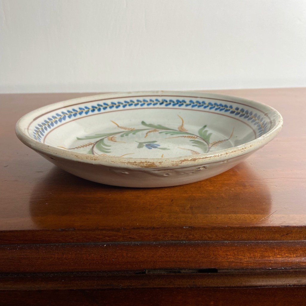 18th Century Earthenware Shallow Bowl-photo-3