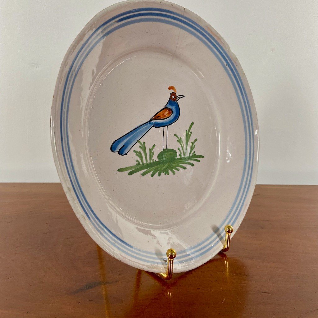 18th Century Earthenware Plate-photo-2