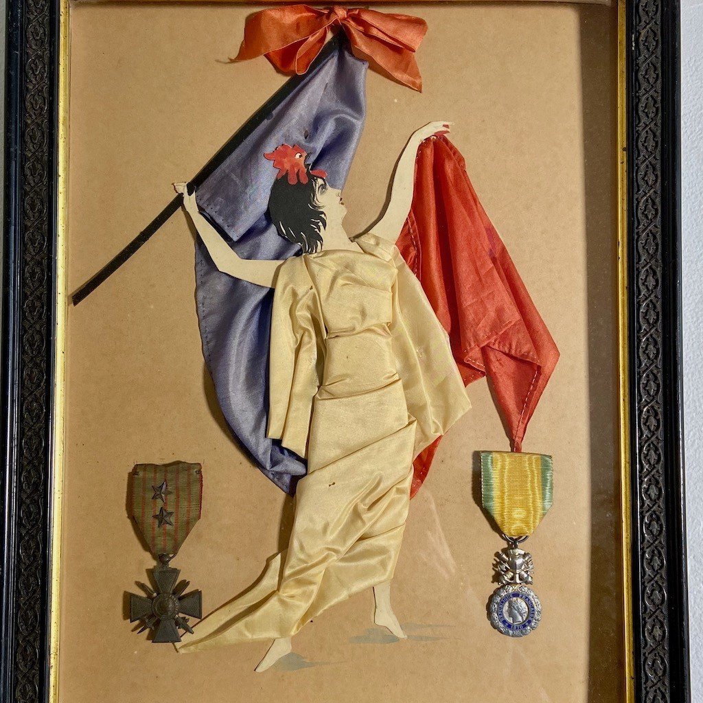 Great War French Military Shadow Box-photo-4