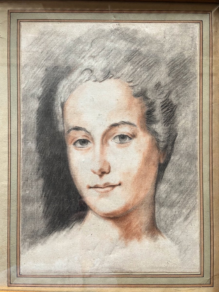 Charming Pair Of Pastel Portraits From The Early 19th Century-photo-2