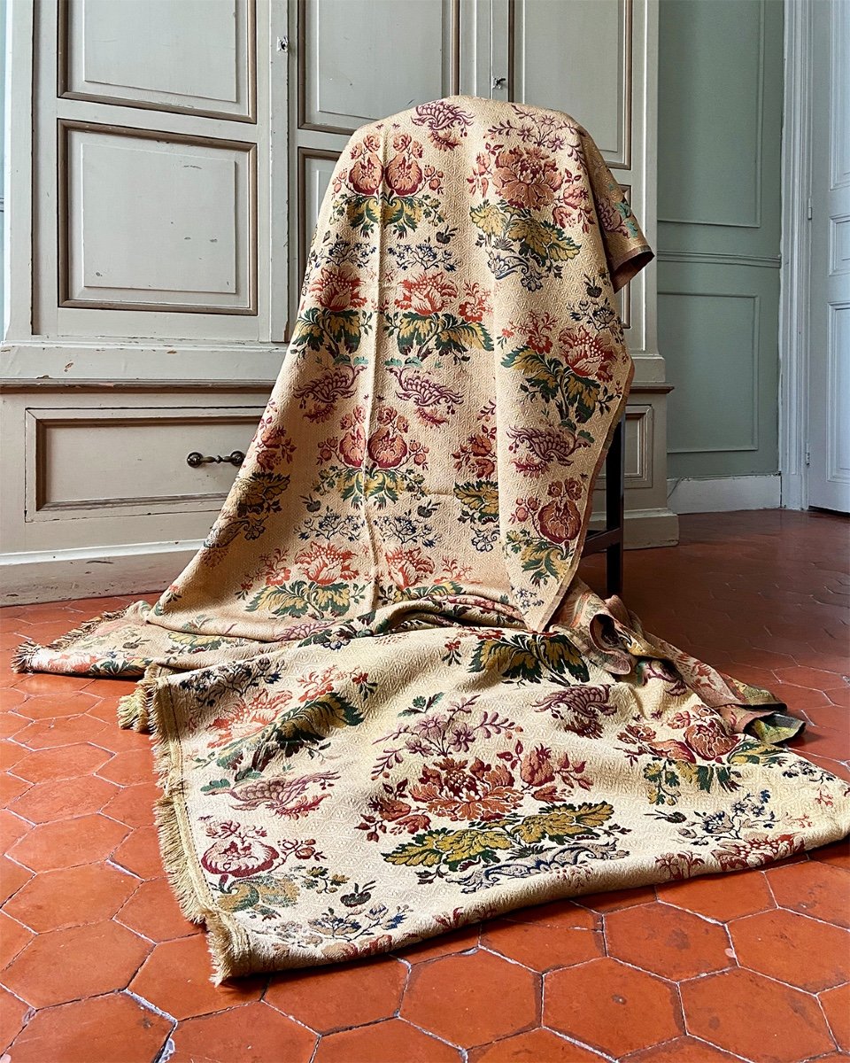 Old French woven curtains or doors-photo-4