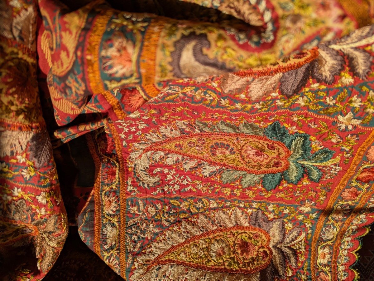 Ancien tissu Palampore / Kalamkari.
