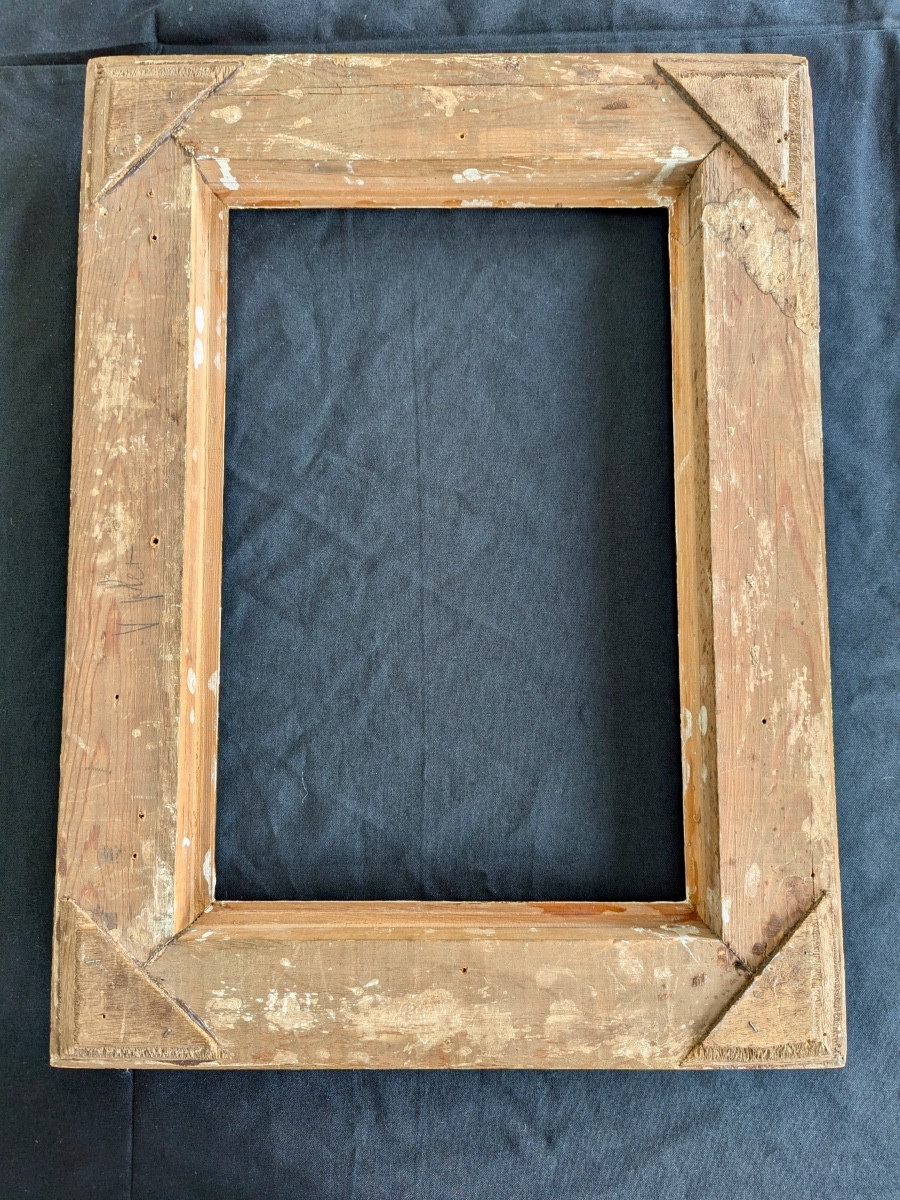 Cadre de style cassette inversée, début XVIIe siècle, fabrication italienne du XIXe siècle.-photo-1