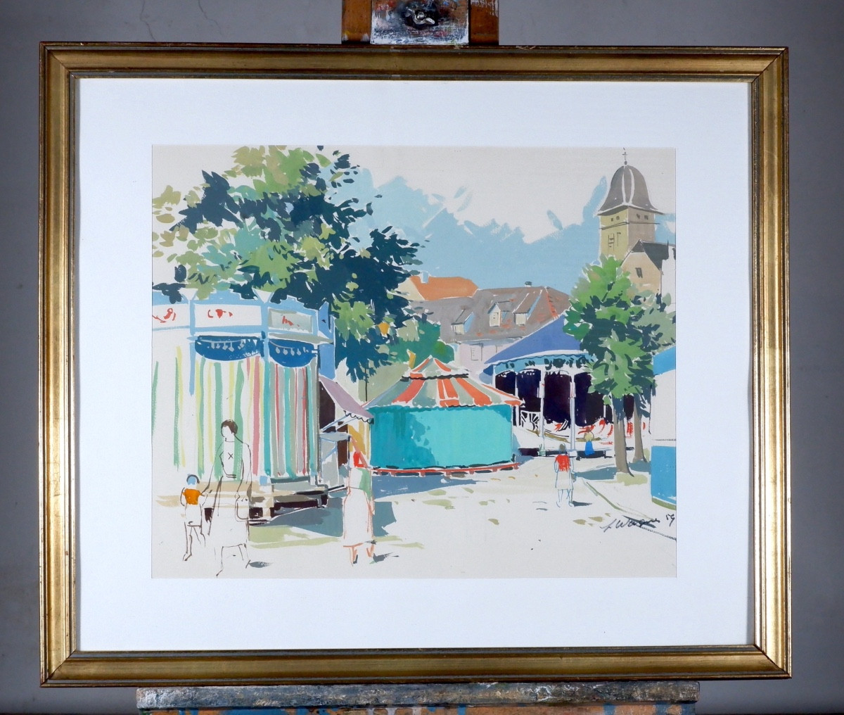  Fête foraine en Provence, 1959