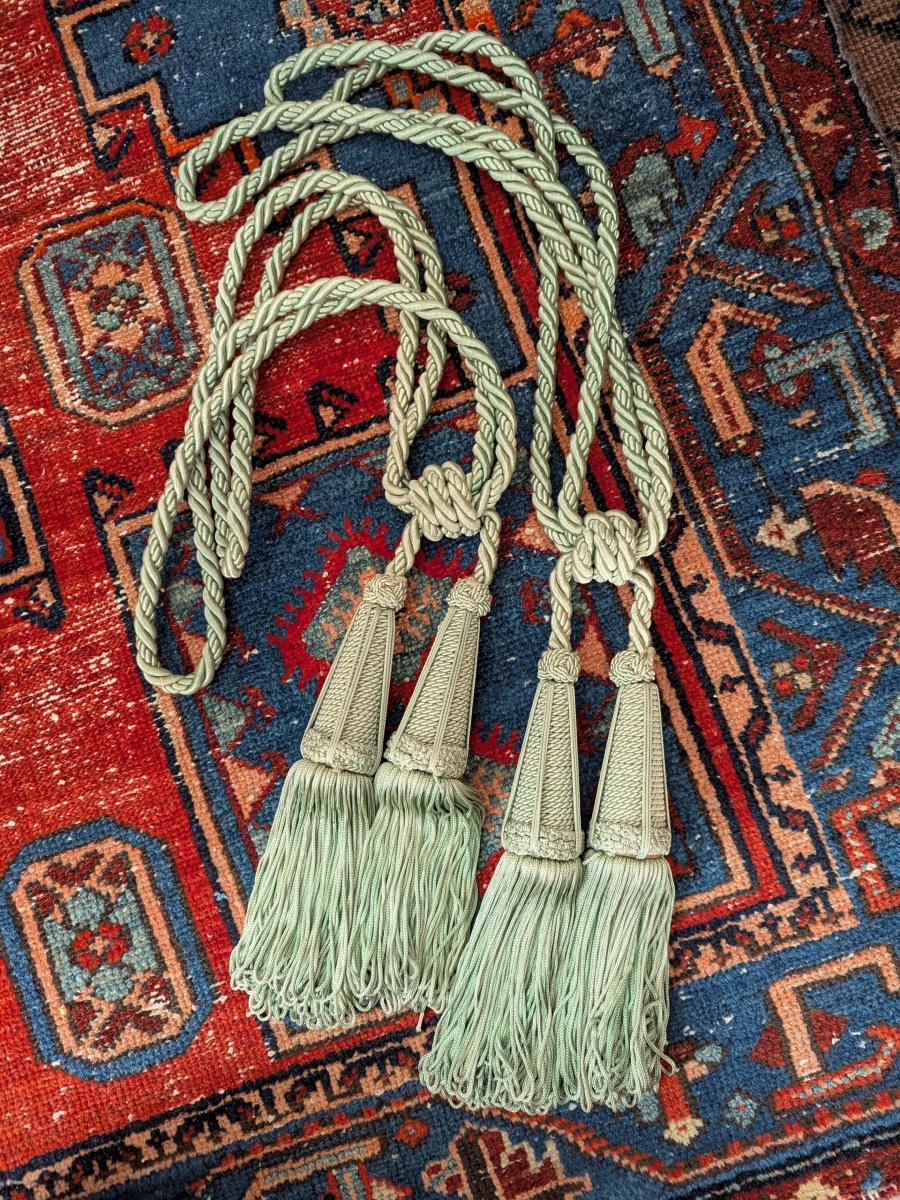 Pair Of Antique Tassels With French Hardware