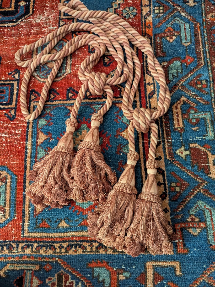 Paire de Pompons antique Francais passementerie-photo-2