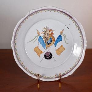 French Revolutionary Plate From Nevers XVIII Century