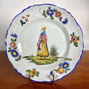 Luneville 'breton' Plate