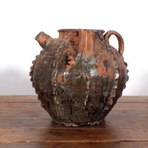 Pot d’huile de noix antique, France, 1800