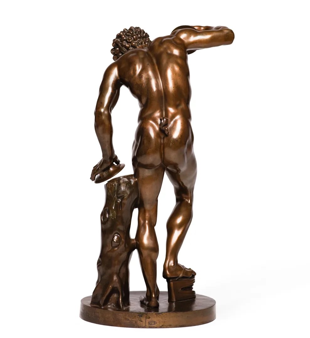Faune dansant en bronze dans le style de Massimiliano Soldani | 1656–1740-photo-3